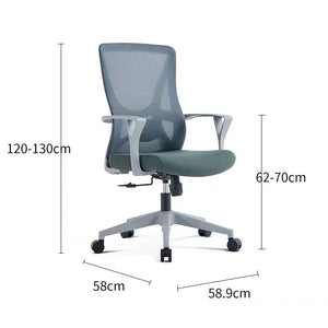 VOFFOV® Swivel Task Chair with Lumbar Support Armrest