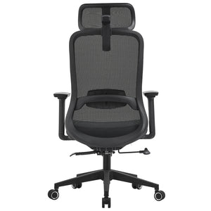 VOFFOV® Mesh Chair with 3D Adjustable Headrest & Armrest, Black