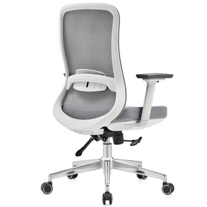 VOFFOV® Office Chair with Lumbar Support 3D Armrest, Gray