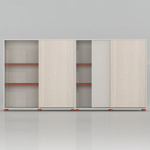 VOFFOV® Sliding Door Side Cabinet